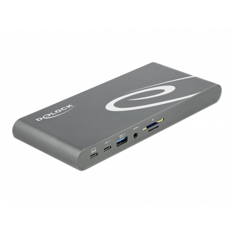 DeLOCK 87772 station d'accueil Avec fil Thunderbolt 3 Gris