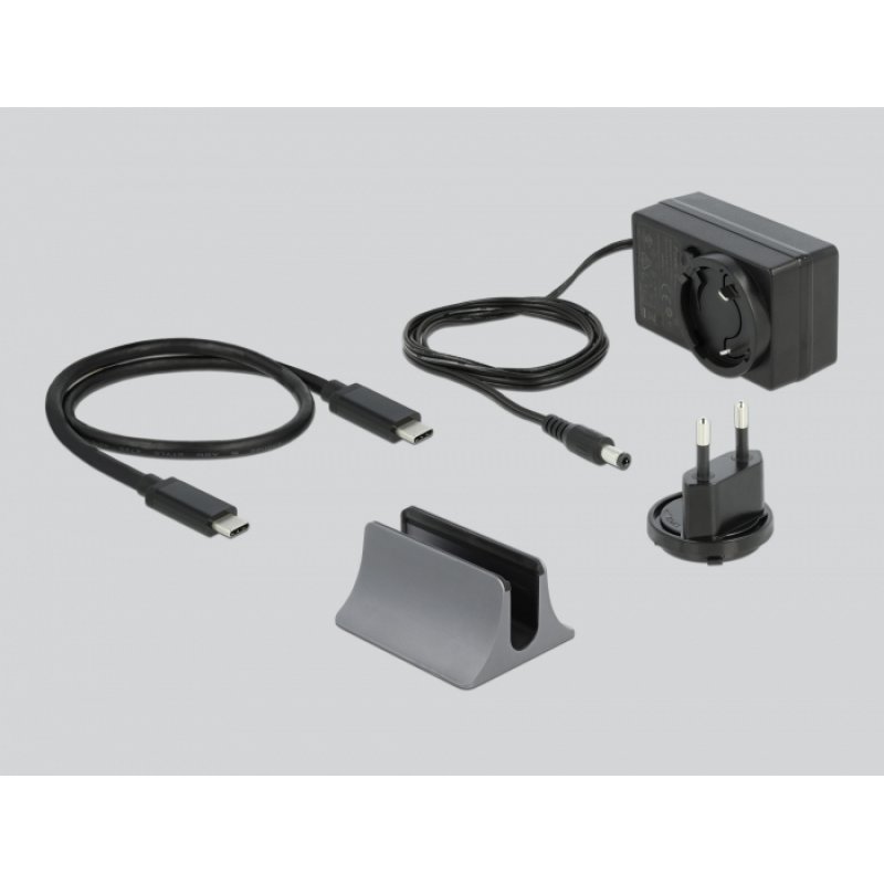 DeLOCK 87772 notebook dock/port replicator Wired Thunderbolt 3 Grey