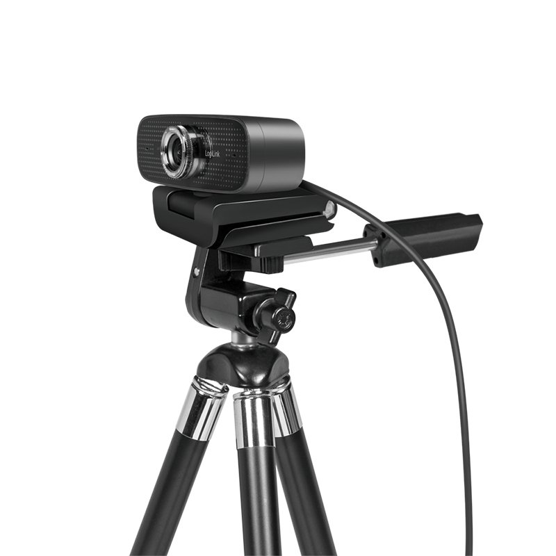 LogiLink Conference HD USB webcam, 100°, dual microphone, manual focus