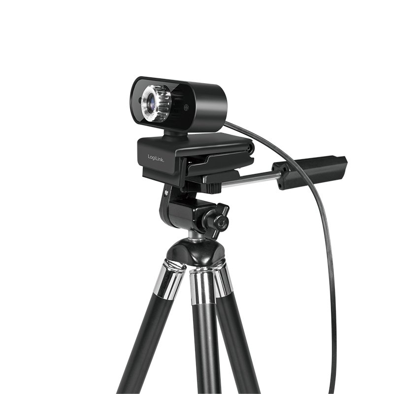 LogiLink UA0371 webcam 3 MP 1920 x 1080 pixels USB 2.0 Black, Silver