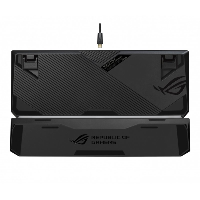 ASUS ROG Strix Scope NX TKL Deluxe clavier USB Allemand Noir, Gris