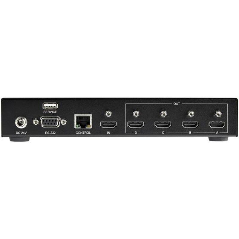 StarTech.com 2x2 HDMI Video Wall Controller - 4K 60Hz HDMI 2.0 Video Input to 4x 1080p Output - Video Wall Processor for