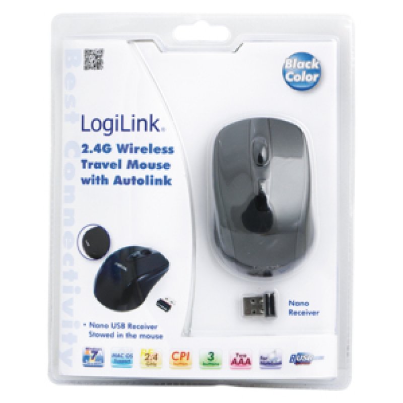 LogiLink ID0031 souris RF sans fil Optique 800 DPI