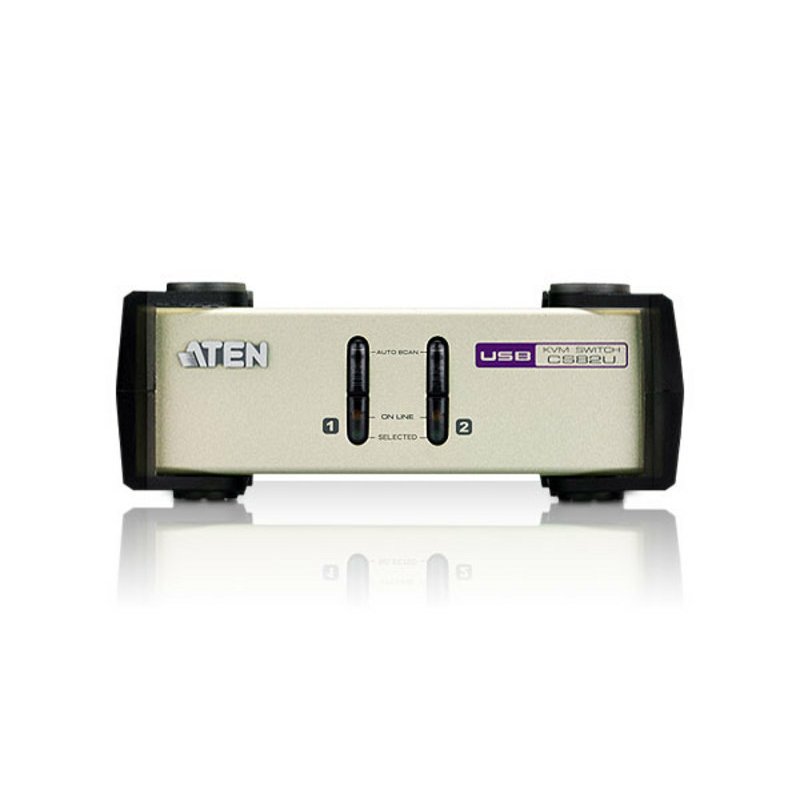 ATEN Commutateur KVM VGA PS/2 USB 2 ports