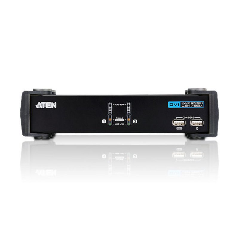 ATEN CubiQ CS1762A - KVM-/Audio-Switch - 2 Anschlüsse