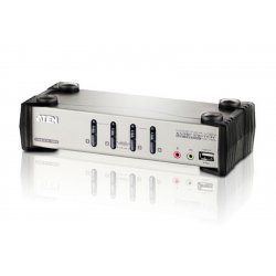 ATEN CS1734B - KVM-/Audio-/USB-Switch - 4 Anschlüsse