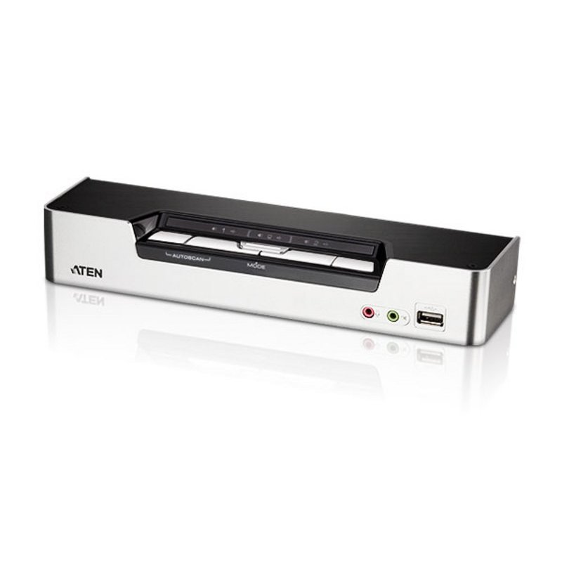ATEN CubiQ CS1794 USB 2.0 HDMI KVMP Switch - KVM-/Audio-/USB-Switch - 4 Anschlüsse
