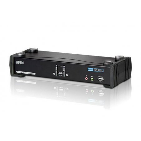 ATEN Commutateur KVMP™ DVI Dual Link/audio CH7.1 USB 2 ports
