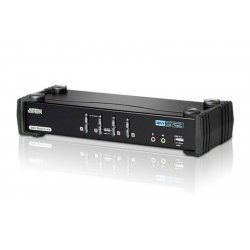 ATEN CubiQ CS1784A - KVM-/Audio-/USB-Switch - 4 Anschlüsse