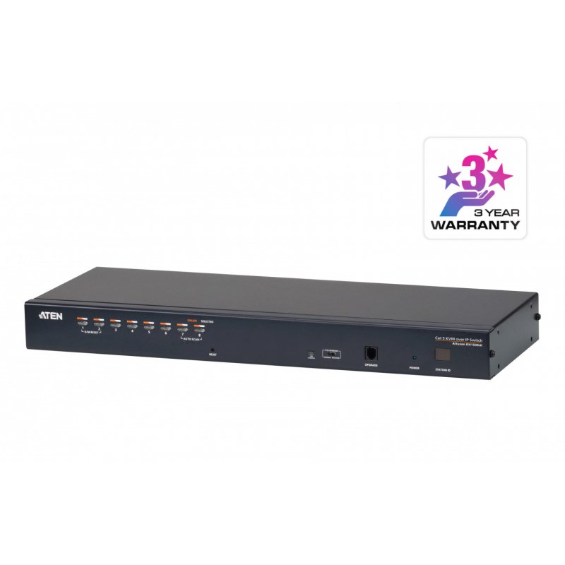 ATEN KVM over IP KH1508AI - KVM-Switch - 8 Anschlüsse - an Rack montierbar
