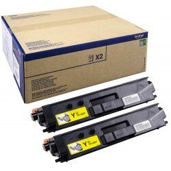 Brother compatible TN329Y - 2er-Pack - Gelb - Original - Tonerpatrone