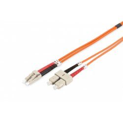 Digitus Câble de brassage multimode à fibre optique, LC / SC