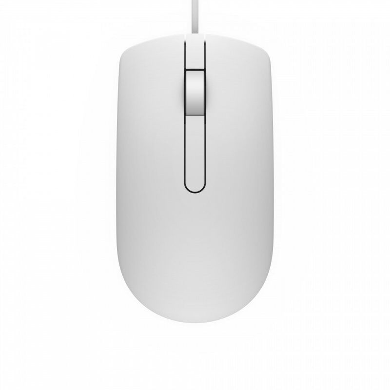 Dell MS116 - Maus - USB - weiß