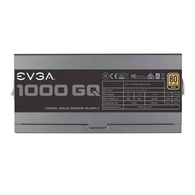 EVGA 1000GQ unité d'alimentation d'énergie 1000 W 24-pin ATX ATX Noir