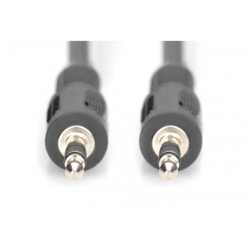Digitus 3.5mm M/M, 1.5 m câble audio 1,5 m 3,5mm Noir