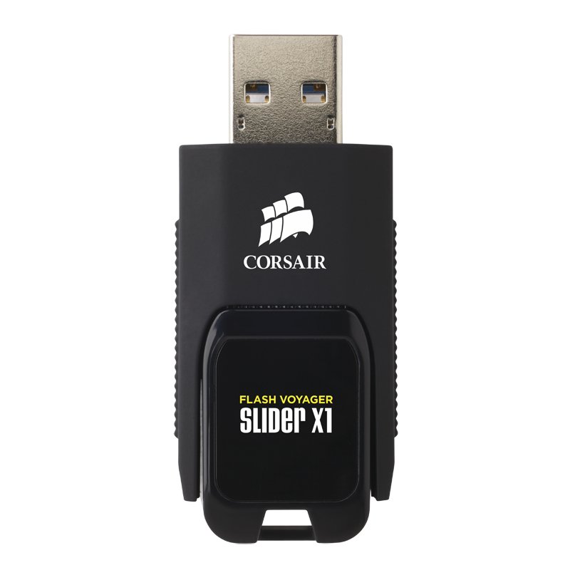 Corsair Voyager Slider X1 256GB USB flash drive USB Type-A 3.2 Gen 1 (3.1 Gen 1) Black