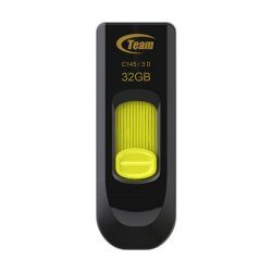 Team Group C145 lecteur USB flash 32 Go USB Type-A 3.2 Gen 1 (3.1 Gen 1) Noir, Jaune