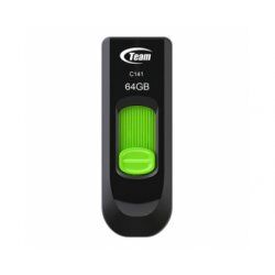 Team Group C145 lecteur USB flash 64 Go USB Type-A 3.2 Gen 1 (3.1 Gen 1) Noir, Vert