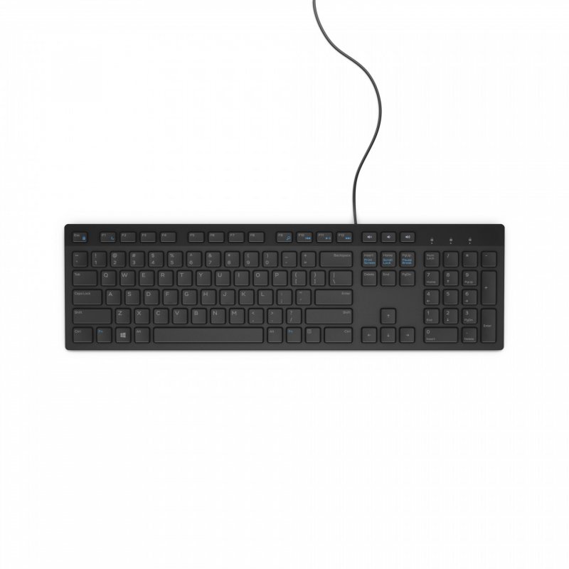 DELL KB216 keyboard USB QWERTY US International Black