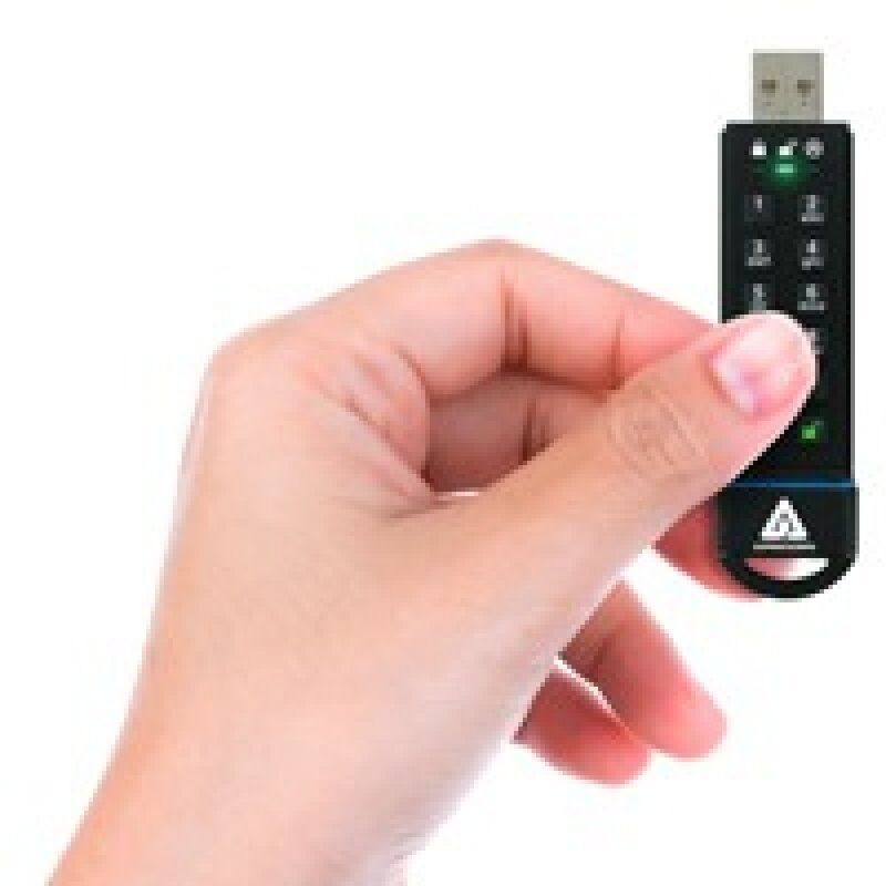 Apricorn Aegis Secure Key 3.0 lecteur USB flash 60 Go USB Type-A 3.2 Gen 1 (3.1 Gen 1) Noir