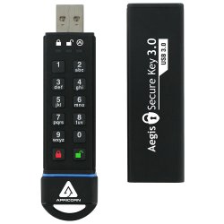 Apricorn compatible Aegis Secure Key 3.0 - USB-Flash-Laufwerk - 240 GB