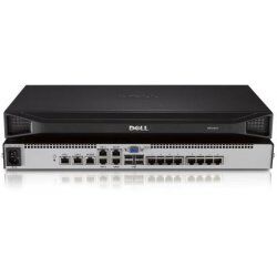 DELL DMPU108E-G01 commutateur écran, clavier et souris Grille de montage Argent