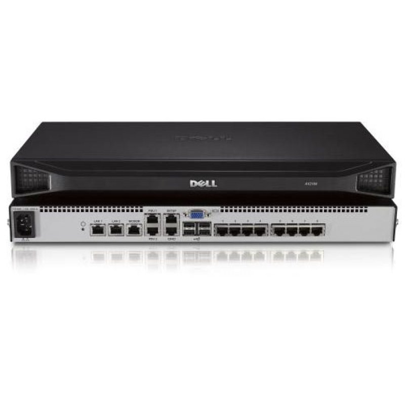 DELL DAV2108 KVM switch Rack mounting Silver
