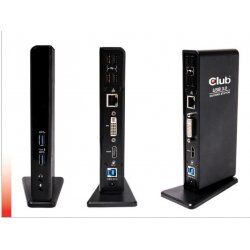 CLUB3D USB Gen1 Type A Dual Display ( HDMI and DVI) DisplayLink™ Docking Station