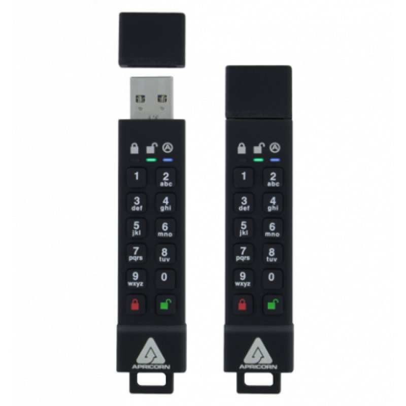 Apricorn compatible Aegis Secure Key 3z - USB-Flash-Laufwerk - 16 GB