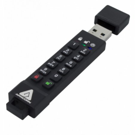 Apricorn compatible Aegis Secure Key 3z - USB-Flash-Laufwerk - 128 GB