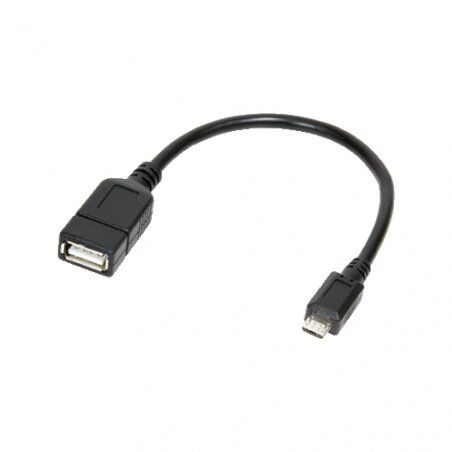 LogiLink compatible USB-Adapter für Smartphones - Micro USB auf USB - 20 cm