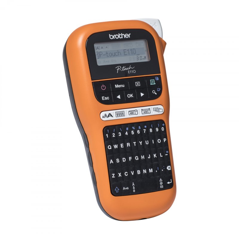 Brother PT-E110VP imprimante pour étiquettes Thermique directe Couleur 180 x 180 DPI 20 mm/sec TZe QWERTY