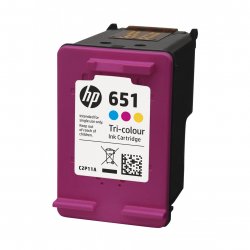 INK CARTRIDGE NO 651 TRI-COLOR HU