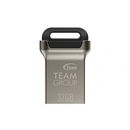 TeamGroup USB-Stick Stick Team C162 - USB Typ-A 3.2 Gen 1 (3.1 Gen 1) - 32 GB - Schwarz/Silber