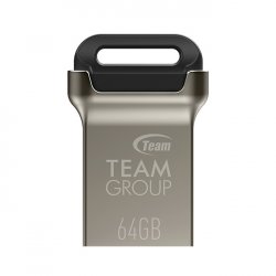TeamGroup USB-Stick Stick Team C162 - USB 3.0 - 64 GB - Schwarz/Silber
