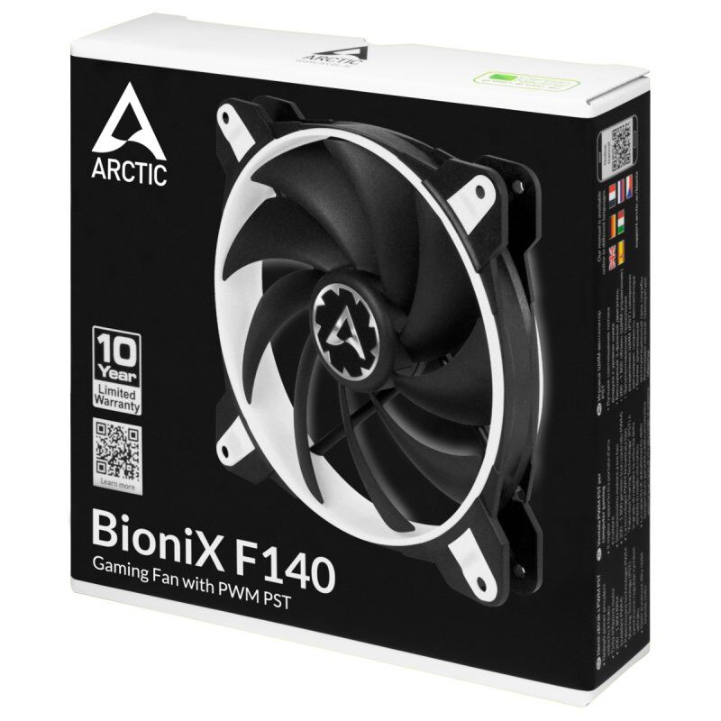 ARCTIC BioniX F140 Boitier PC Ventilateur 14 cm Noir, Blanc