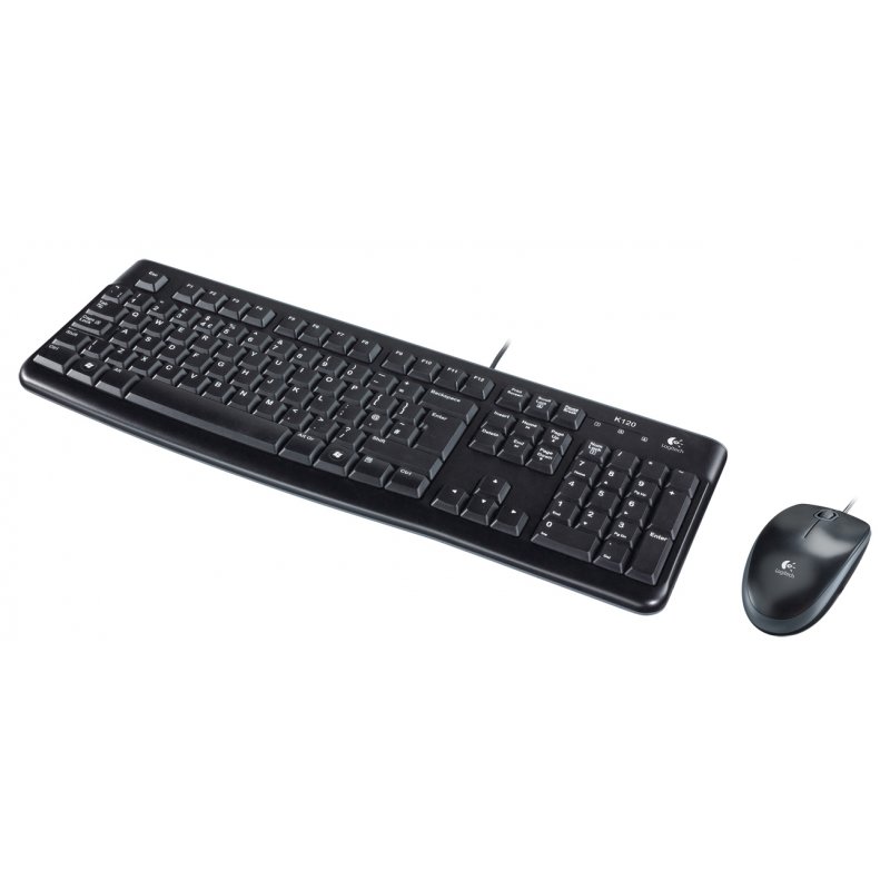 Logitech Desktop MK120 - Tastatur-und-Maus-Set - US International / EER