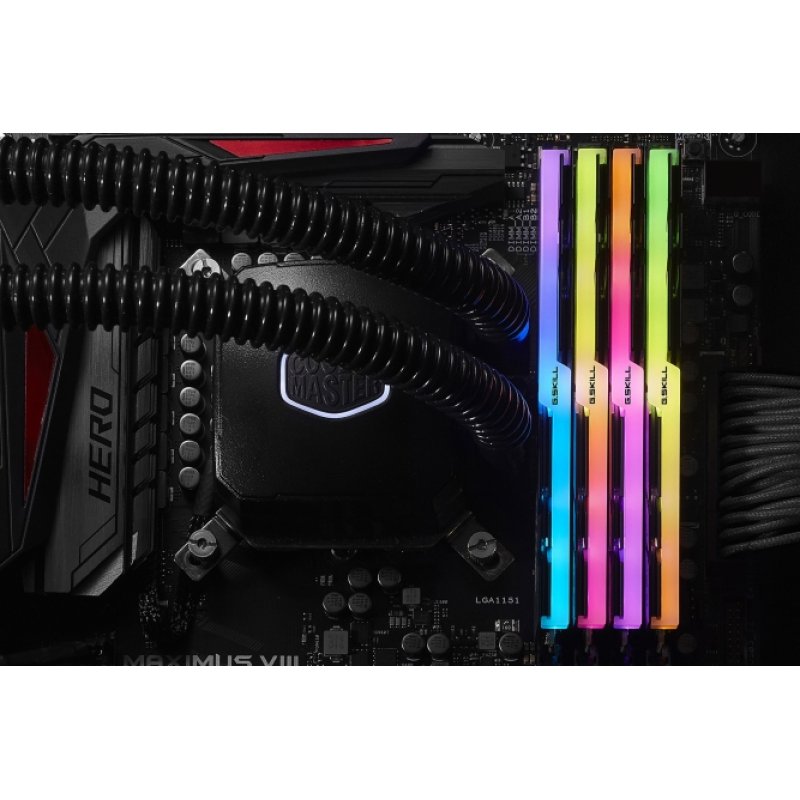 G.Skill compatible TridentZ RGB Series - DDR4 - 64 GB: 4 x 16 GB - DIMM 288-PIN - ungepuffert