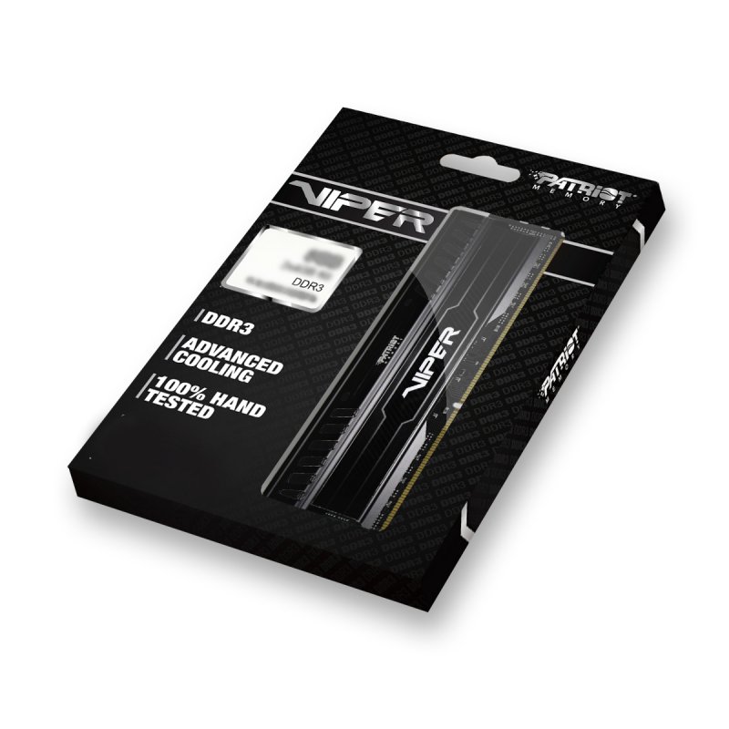 Patriot Memory 8GB C3-12800 module de mémoire 8 Go 2 x 4 Go DDR3 1600 MHz