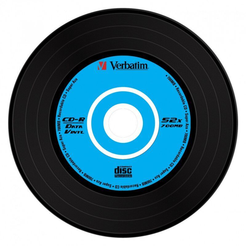 Verbatim compatible Data Vinyl - CD-R x 10 - 700 MB - Speichermedium