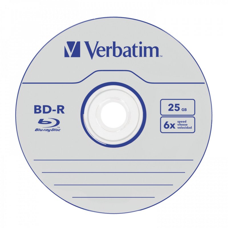 Verbatim Datalife 6x BD-R 25 Go 50 pièce(s)