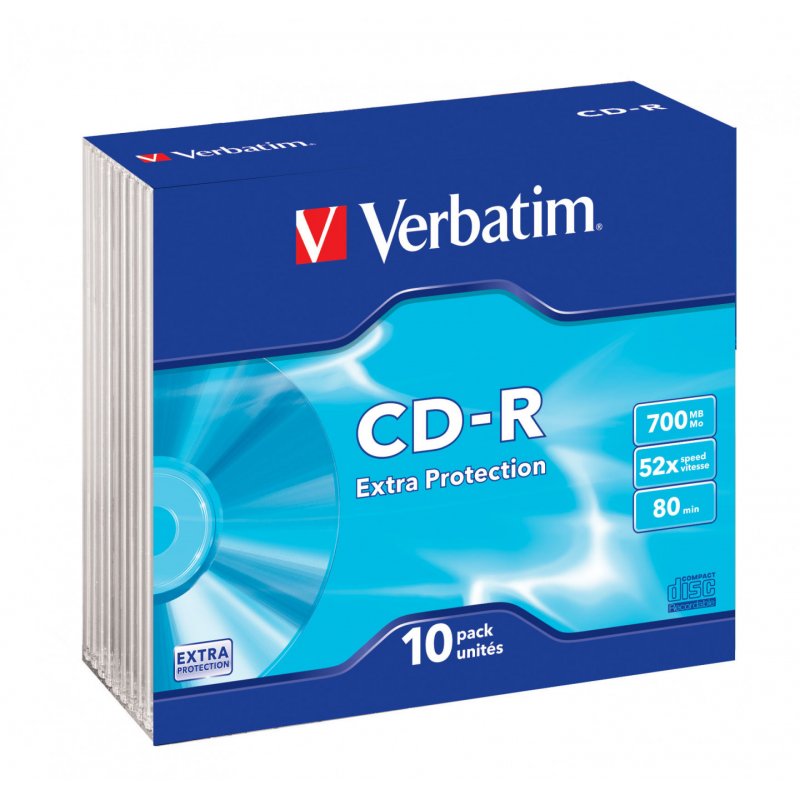 Verbatim compatible - CD-R x 10 - 700 MB - Speichermedium