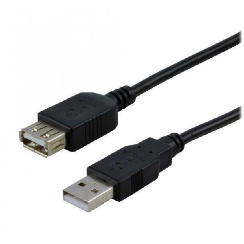 MCL MC922AMFGE-2M USB cable USB 2.0 USB A Black