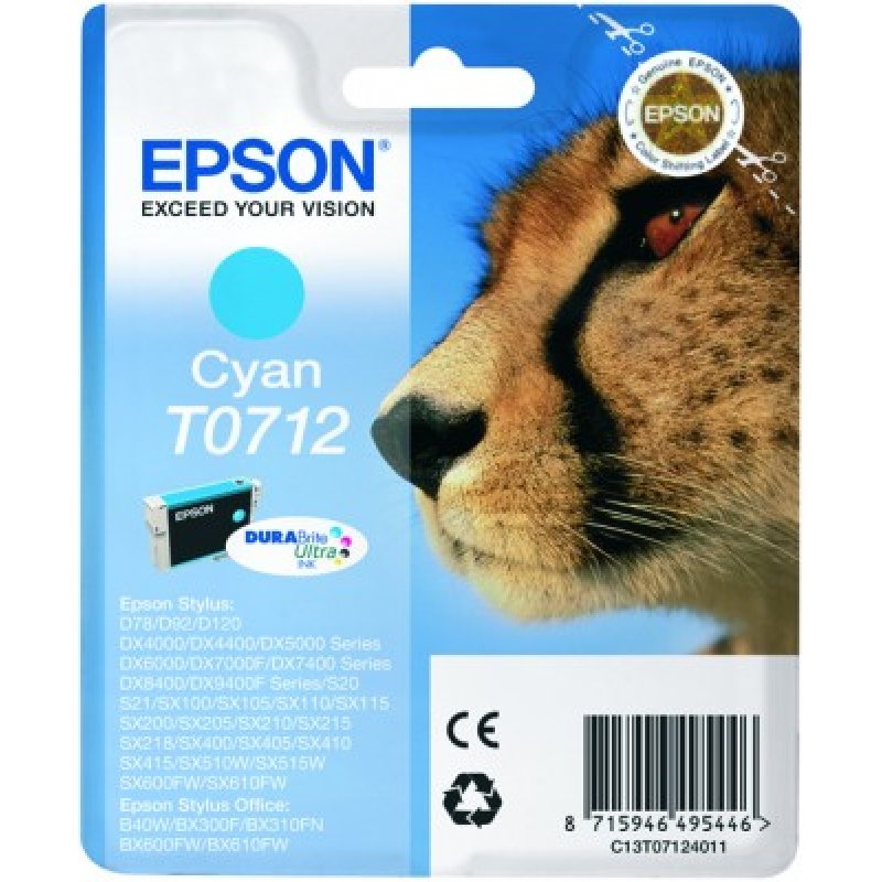 Epson Cheetah Cartouche "Guépard" - Encre DURABrite Ultra C