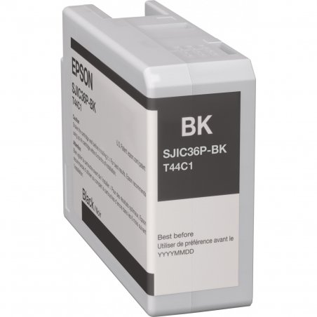 Epson SJIC36P(K): Ink cartridge for ColorWorks C6500/C6000 (Black)