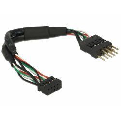 DeLOCK 41977 USB cable 0.12 m USB 2.0 Black