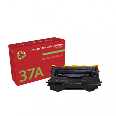 Everyday Remanufactured Black Toner by Xerox replaces HP 37A (CF237A), Standard Capacity