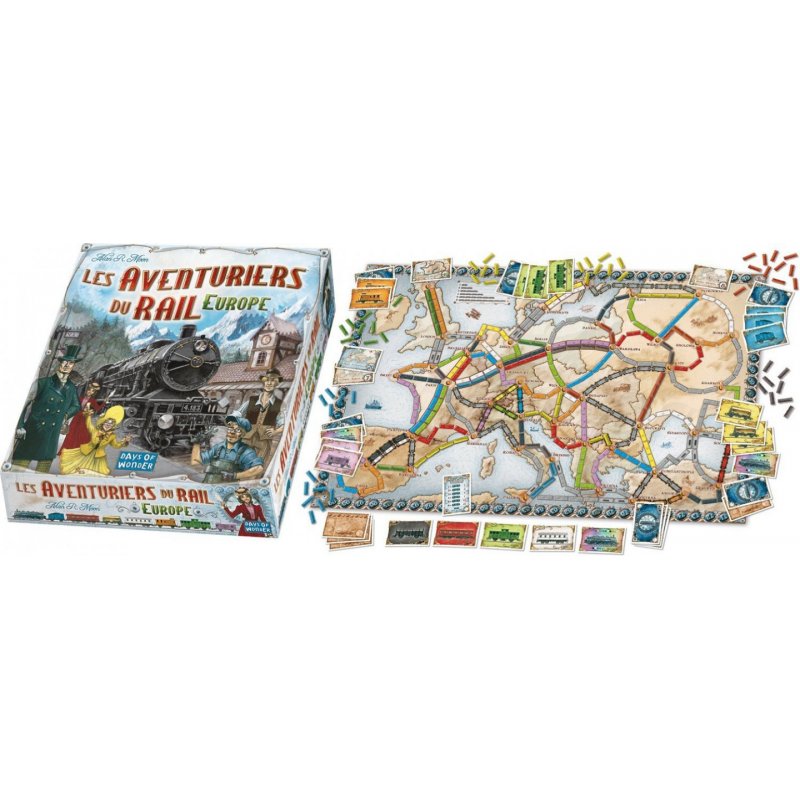 Asmodee Les Aventuriers Du Rail D'Europe