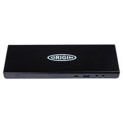 Origin Storage 5TW13AAABU-OS station d'accueil USB 3.2 Gen 1 (3.1 Gen 1) Type-A + Type-C Noir