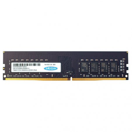 Origin Storage 16GB DDR4 2666MHz UDIMM 2Rx8 Non-ECC 1.2V module de mémoire 16 Go 1 x 16 Go